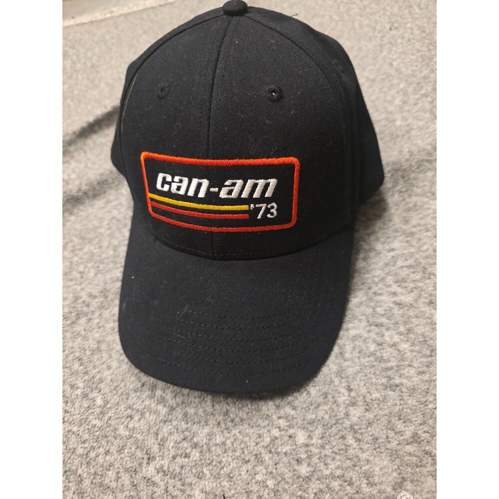 black Can-Am '73 embroidered baseball cap.